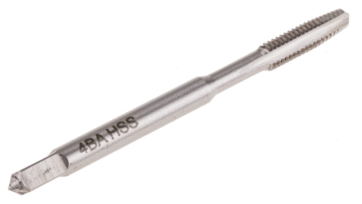 151-909 RS PRO Tap Set, 4 BA Thread, BA Standard, Hand Tap