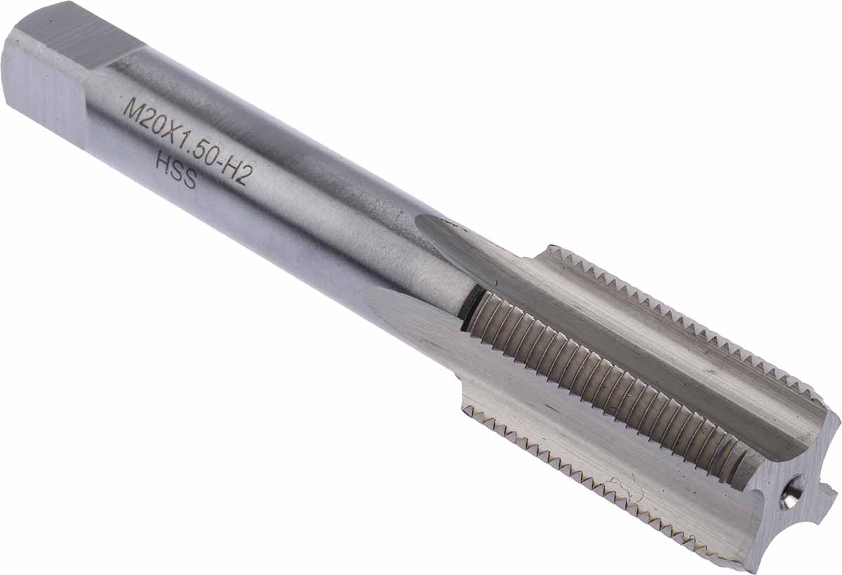 RS PRO Tap Set, M20 Thread, Metric Standard, Hand Tap
