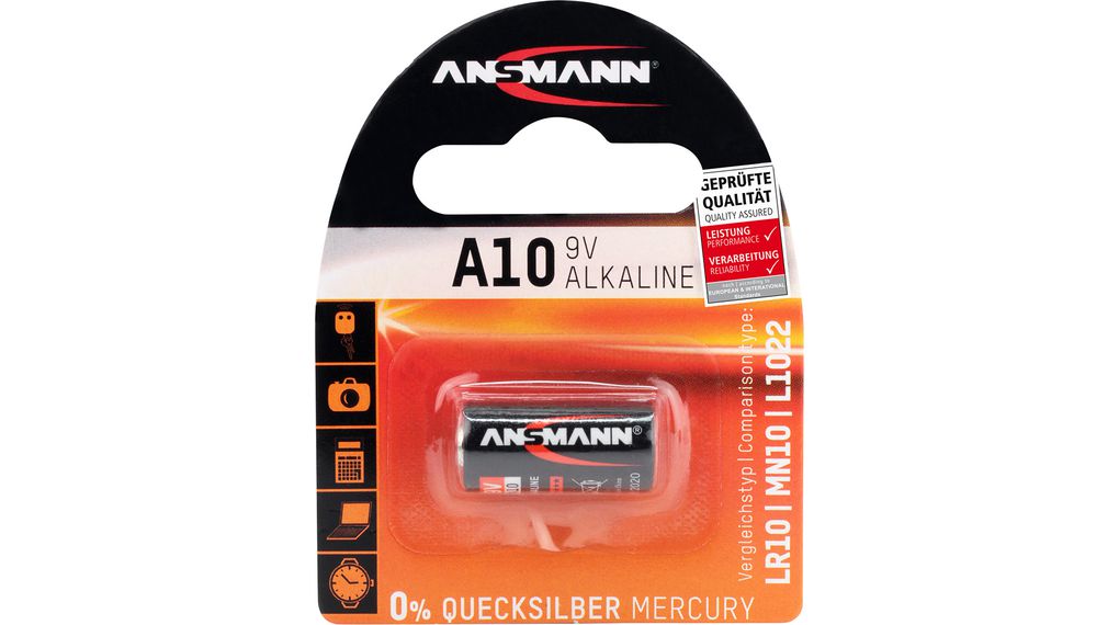 Ansmann Alkaline 9V Battery A10