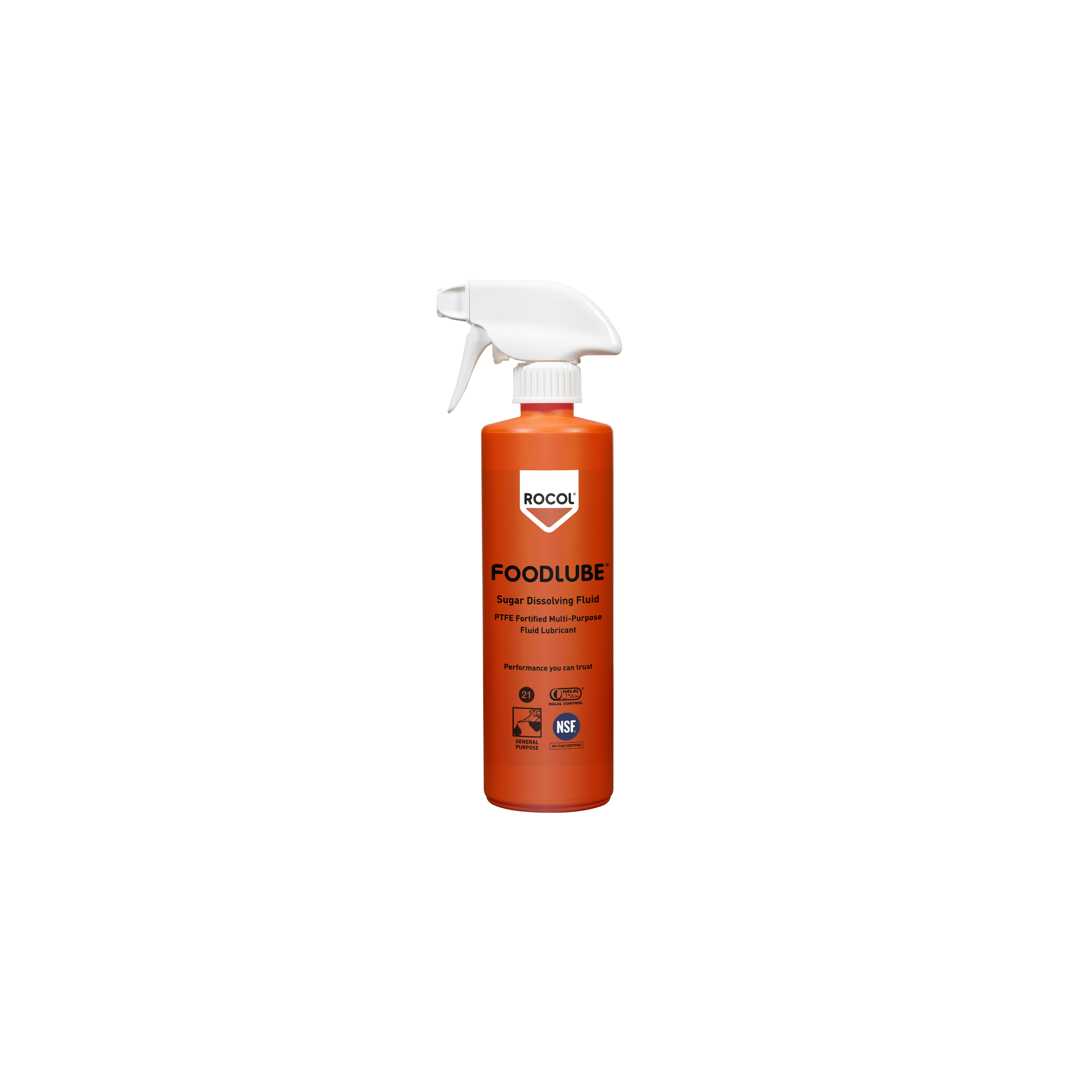 Rocol Foodlube SUGAR DISSOLVING Fluid Lubricant Water 500 ml Bottle Food Safe