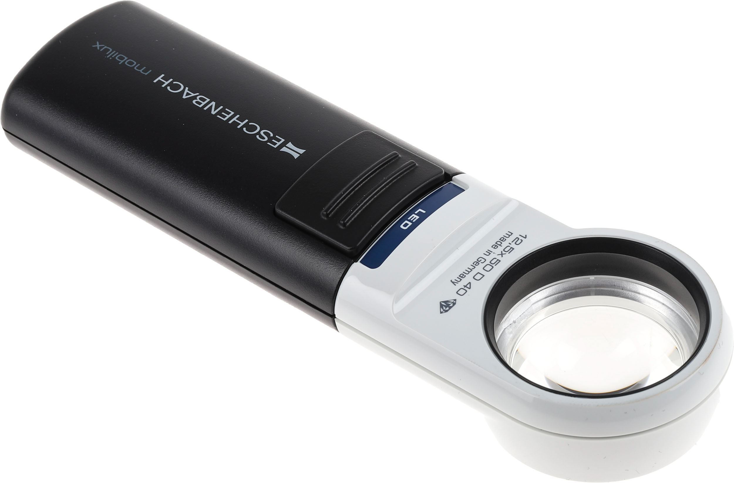 151112 Eschenbach Illuminated Magnifier, 12X x Magnification, 35 mm Diameter