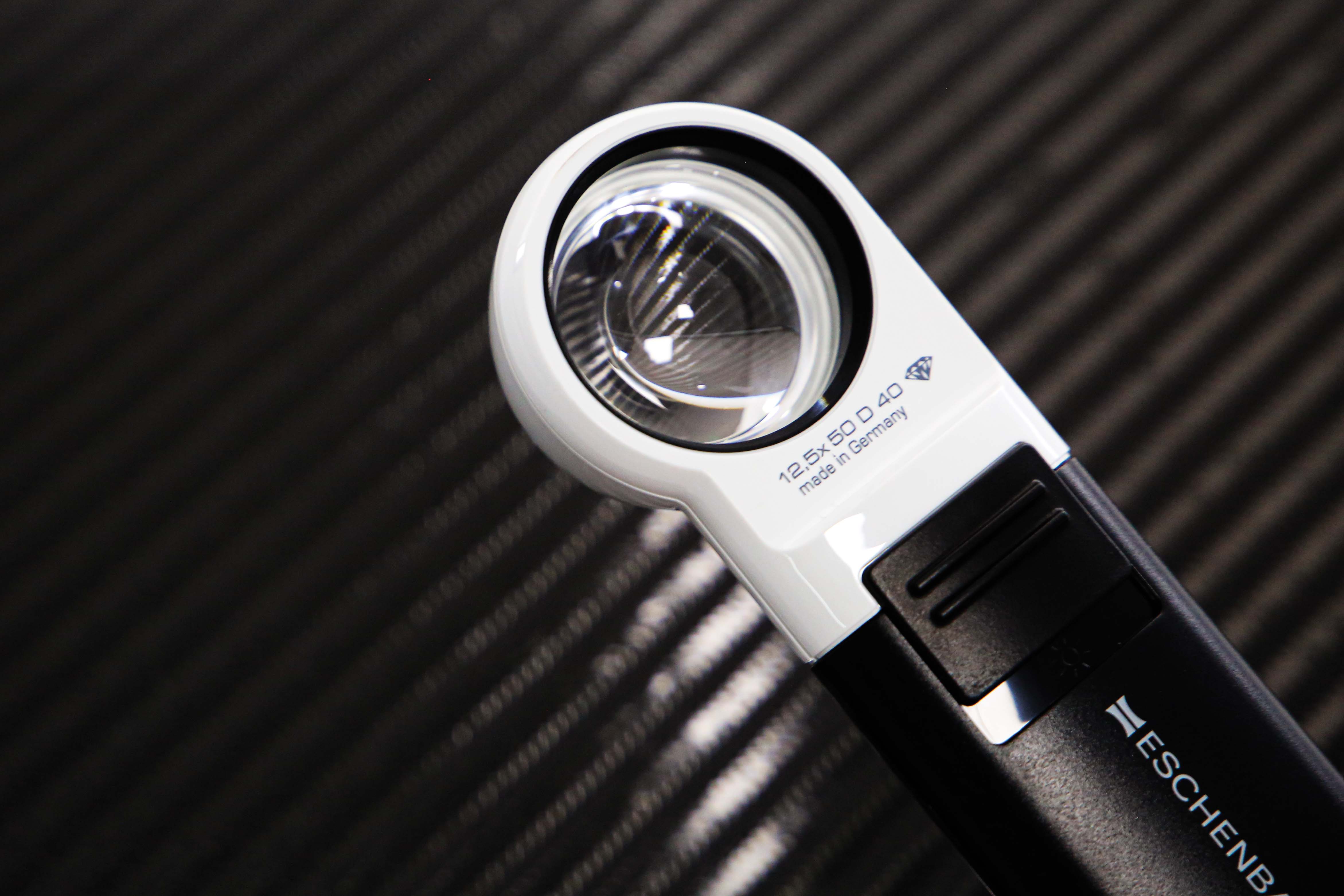 151112 Eschenbach Illuminated Magnifier, 12X x Magnification, 35 mm Diameter