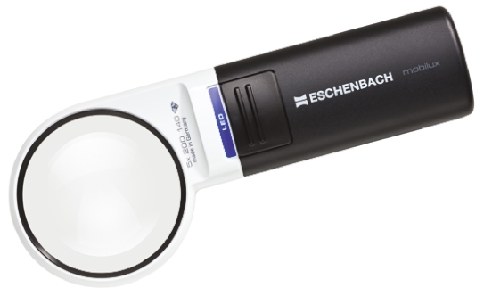 Eschenbach Illuminated Magnifier, 5x x Magnification, 58 mm Diameter