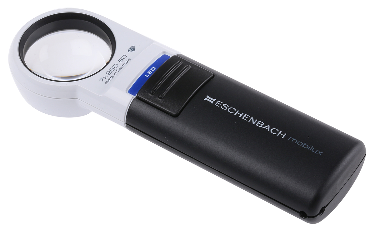Eschenbach Illuminated Magnifier, 7x x Magnification, 35 mm Diameter