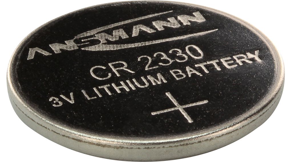 Ansmann CR2330 Coin Battery, 3 V, 23 mm Diameter