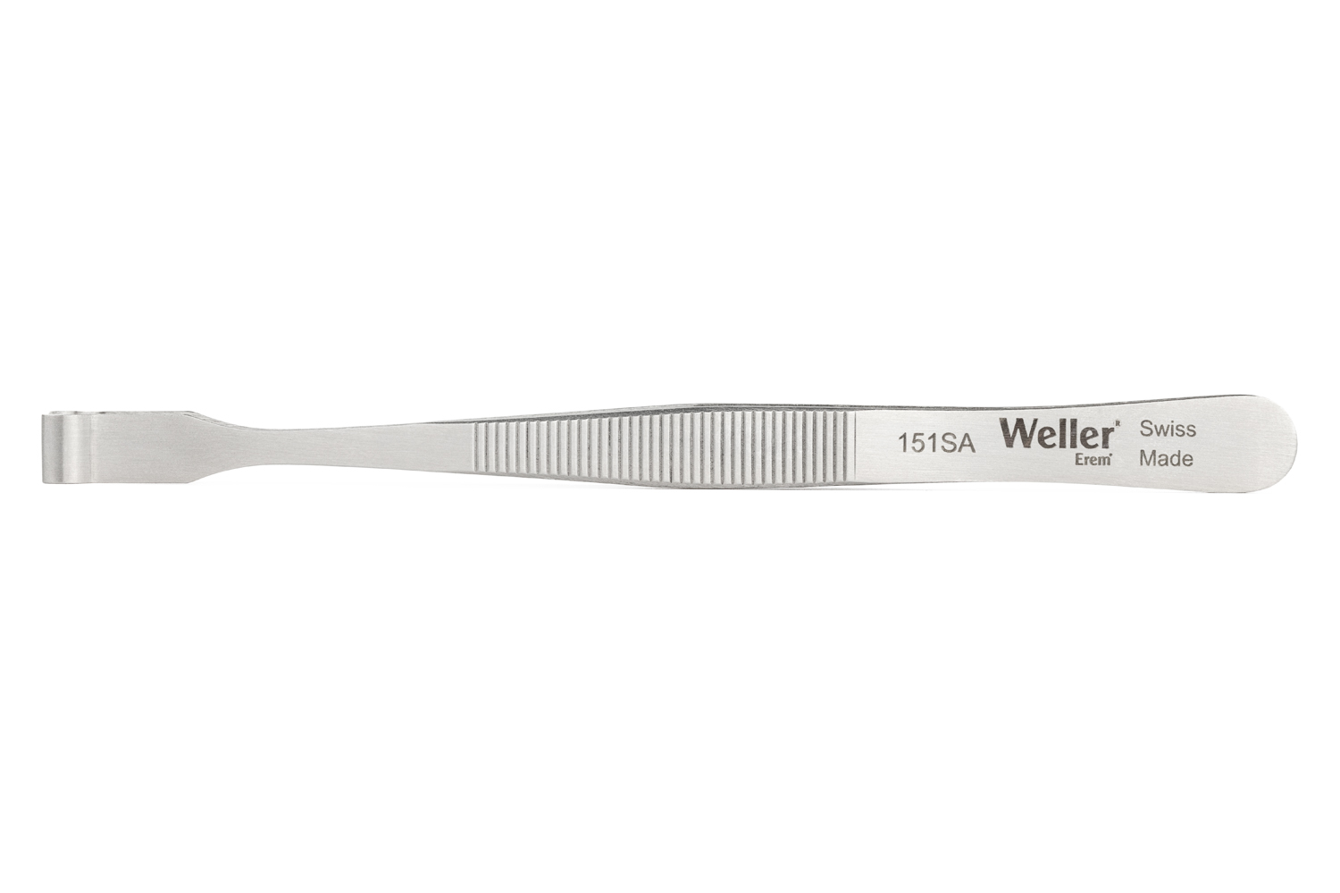 151sa Erem 120in Stainless Steel Rounded ESD Safe Tweezer