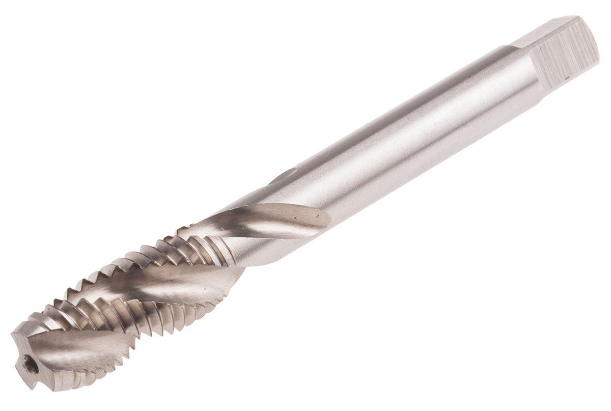 RS PRO Threading Tap, M10 Thread, Metric Standard, Machine Tap