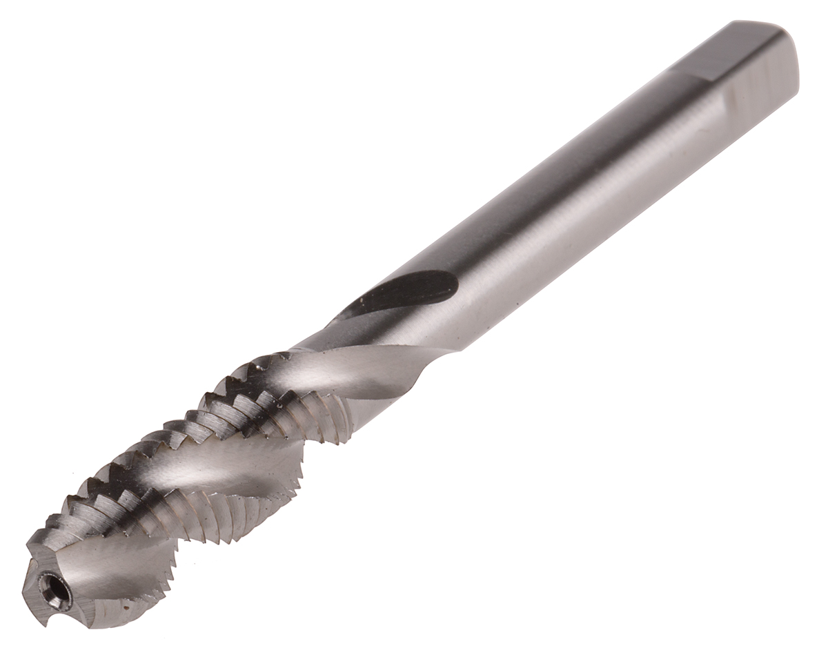 RS PRO Threading Tap, M8 Thread, Metric Standard, Machine Tap