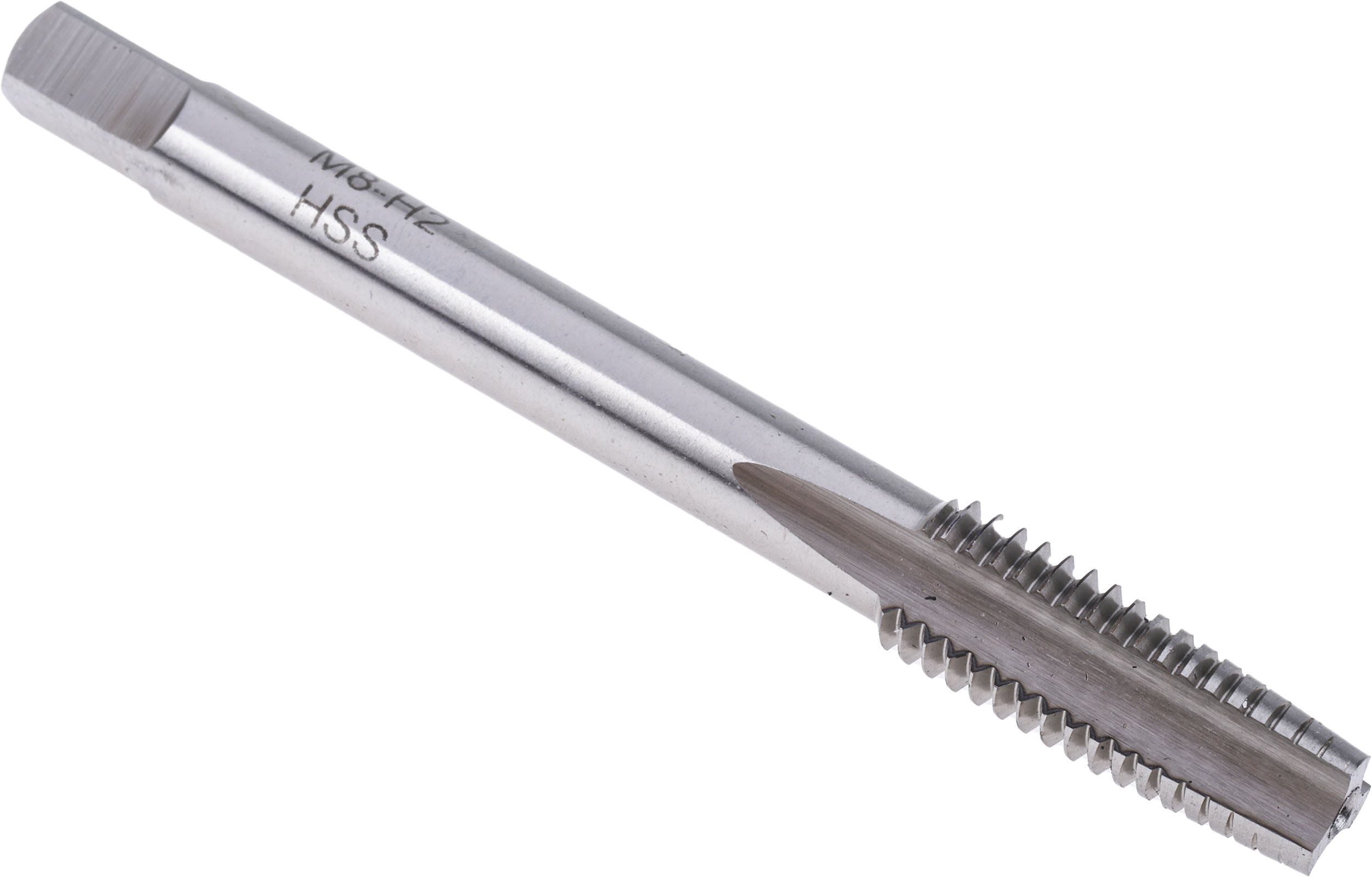 RS PRO Threading Tap, M8 Thread, Metric Standard, Hand Tap