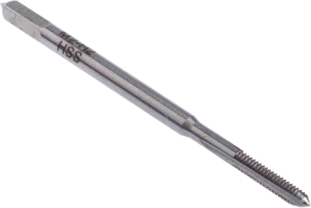RS PRO Threading Tap, M2 Thread, Metric Standard, Hand Tap