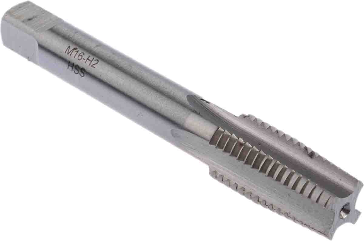 RS PRO Threading Tap, M16 Thread, Metric Standard, Hand Tap
