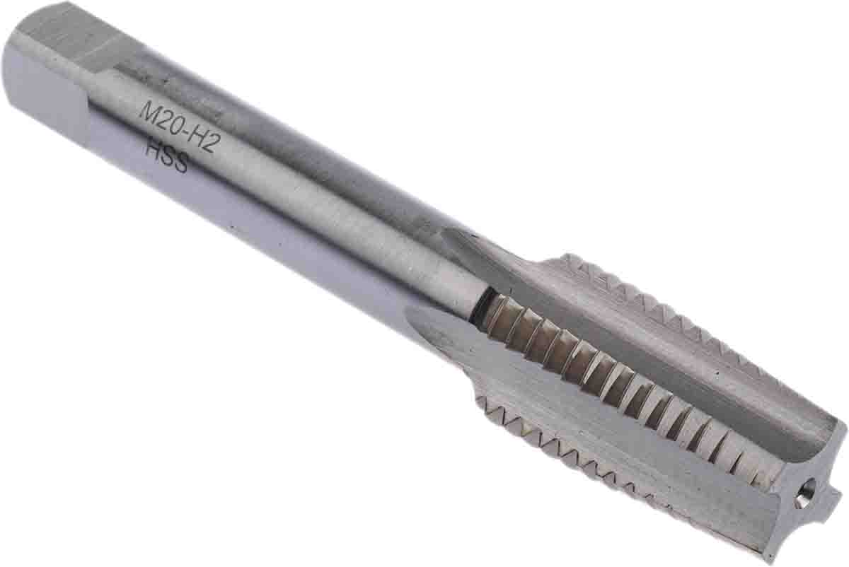 RS PRO Threading Tap, M20 Thread, Metric Standard, Hand Tap