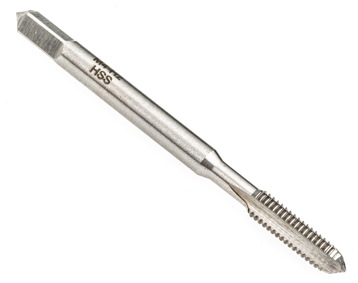 RS PRO Threading Tap, M4 Thread, Metric Standard, Hand Tap