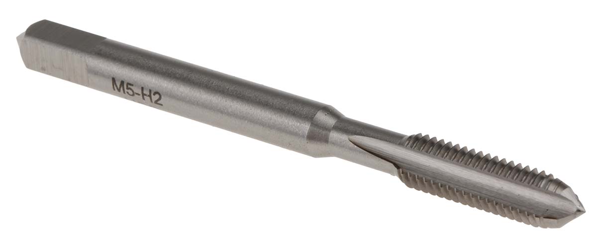 RS PRO Threading Tap, M5 Thread, Metric Standard, Hand Tap