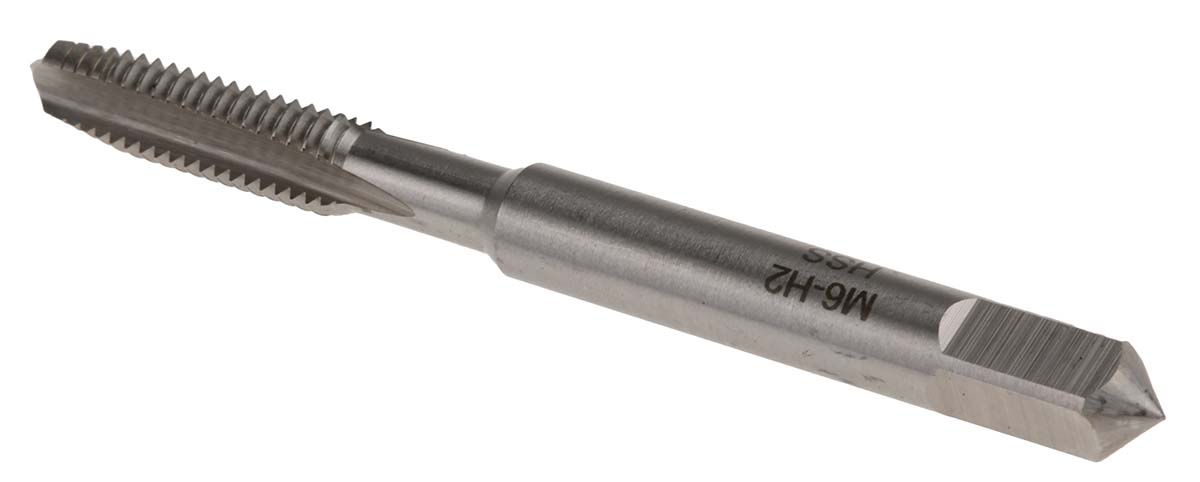 152-407 RS PRO Threading Tap, M6 Thread, Metric Standard, Hand Tap