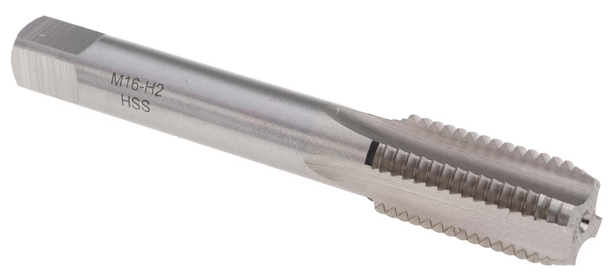 RS PRO Tap Set, M16 Thread, Metric Standard, Hand Tap