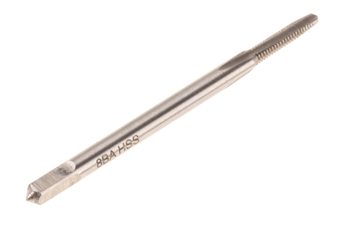 RS PRO Tap Set, 8 BA Thread, BA Standard, Hand Tap