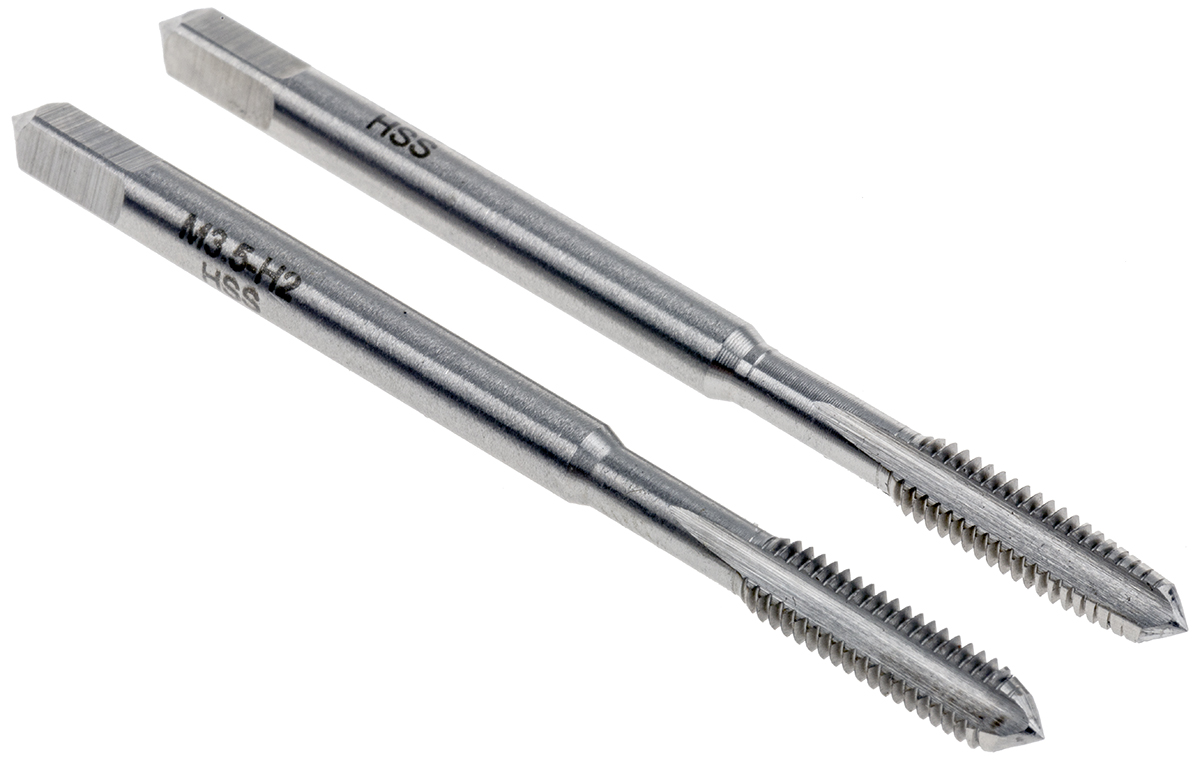 RS PRO Tap Set, 3.5 Thread, Metric Standard, Hand Tap