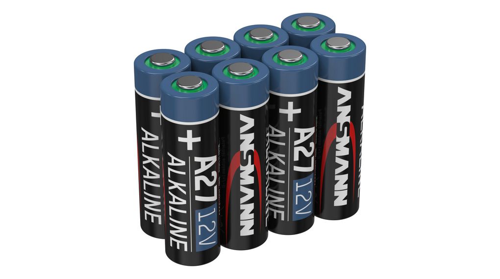 Ansmann Alkaline 12 V, A27 Battery, 50 mAh x 28.2 mm