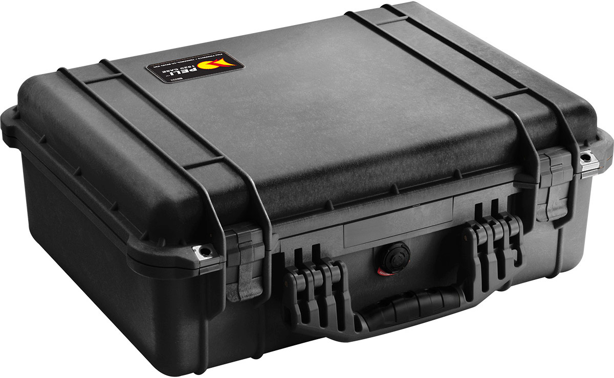 Peli 1520 Plastic Waterproof Watertight Transit Case, 485 mm 392 mm 192 mm