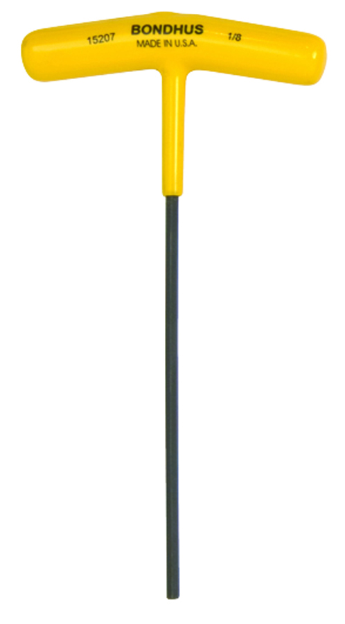 Bondhus Curved Metric, inch Hex Key, Hex size 1/8 in