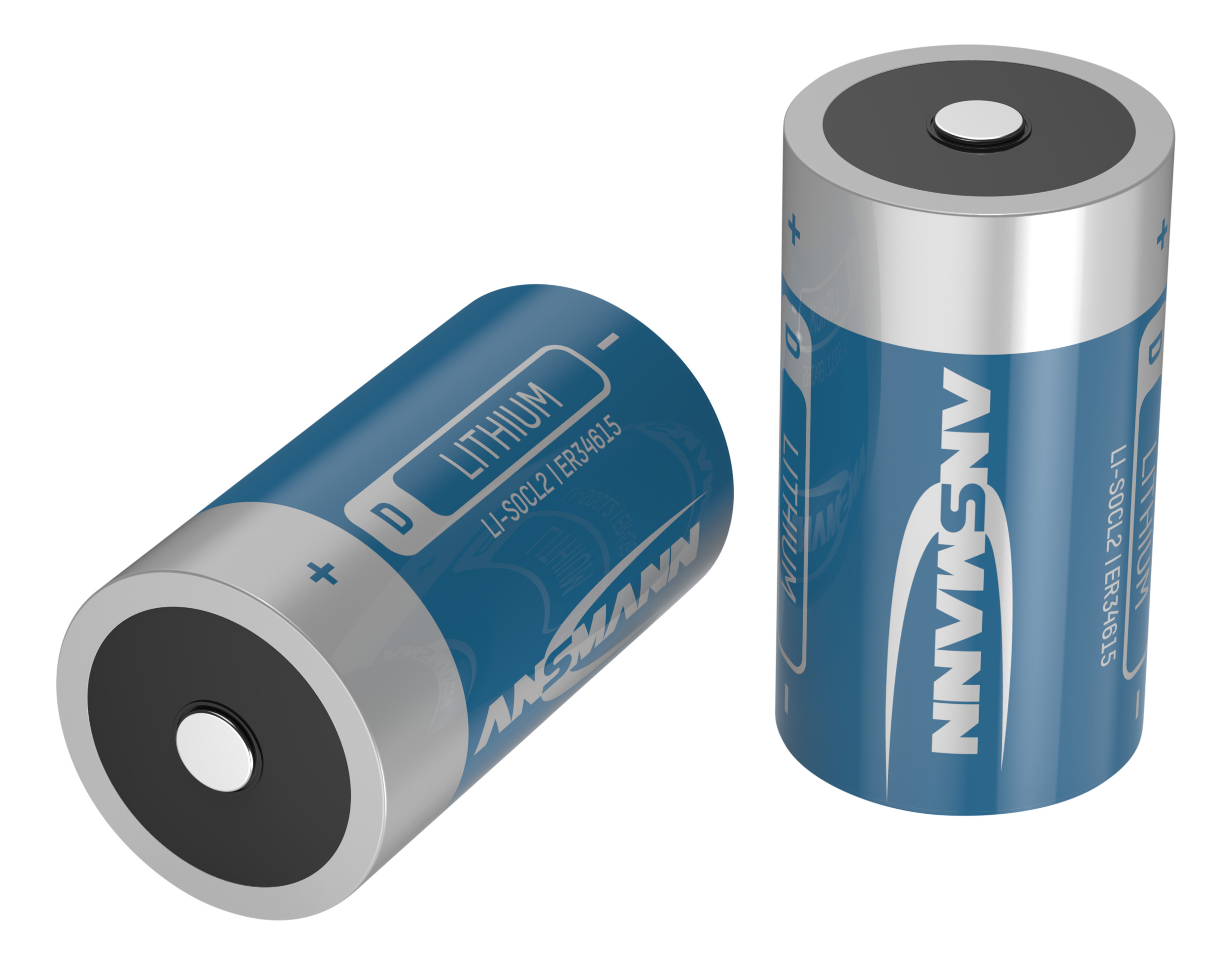 Ansmann Lithium Thionyl Chloride 3.6 V Lithium Speciality Size Battery, 19000 mAh x 61.5 mm