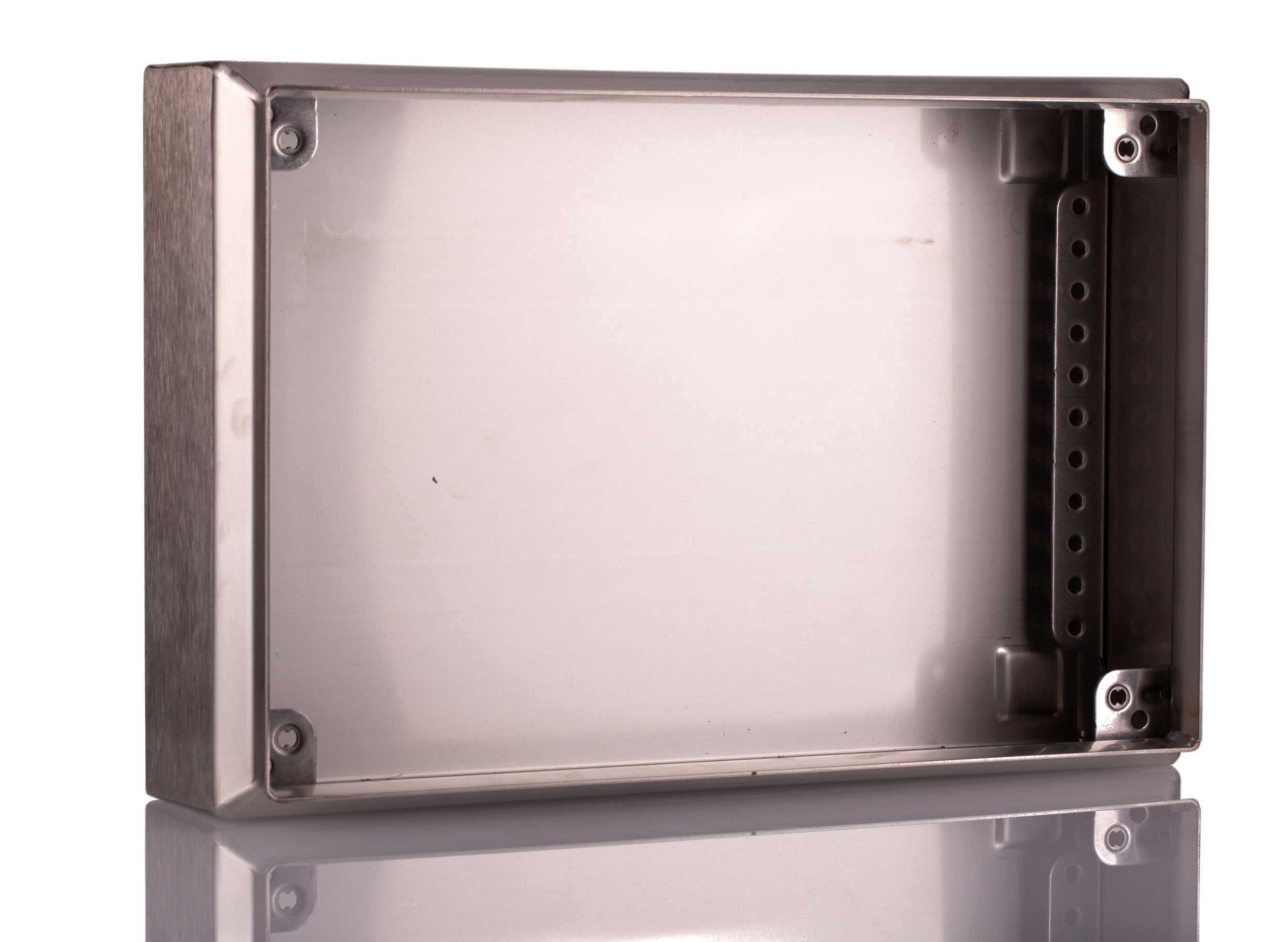 1524010 Rittal KL Series Stainless Steel Terminal Box, IP66, 300 mm x 200 mm x 80 mm