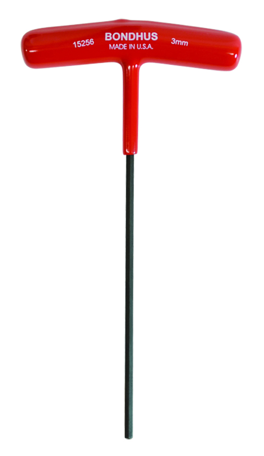 Bondhus Curved Metric Hex Key, Hex size 3 mm