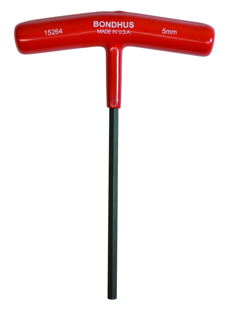 Bondhus Curved Metric Hex Key, Hex size 5 mm