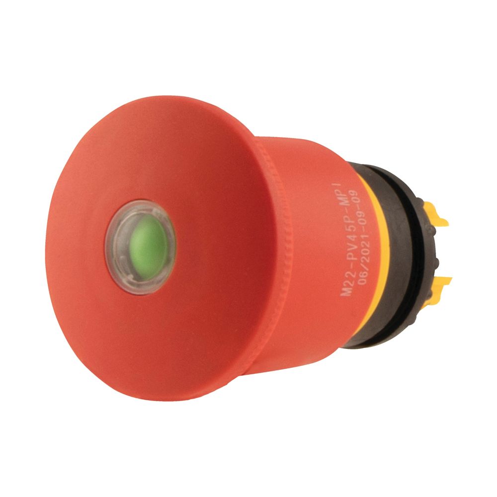 Eaton M22 Series, Pull to Release, Emergency Stop Push Button Head 45 mm Diameter
