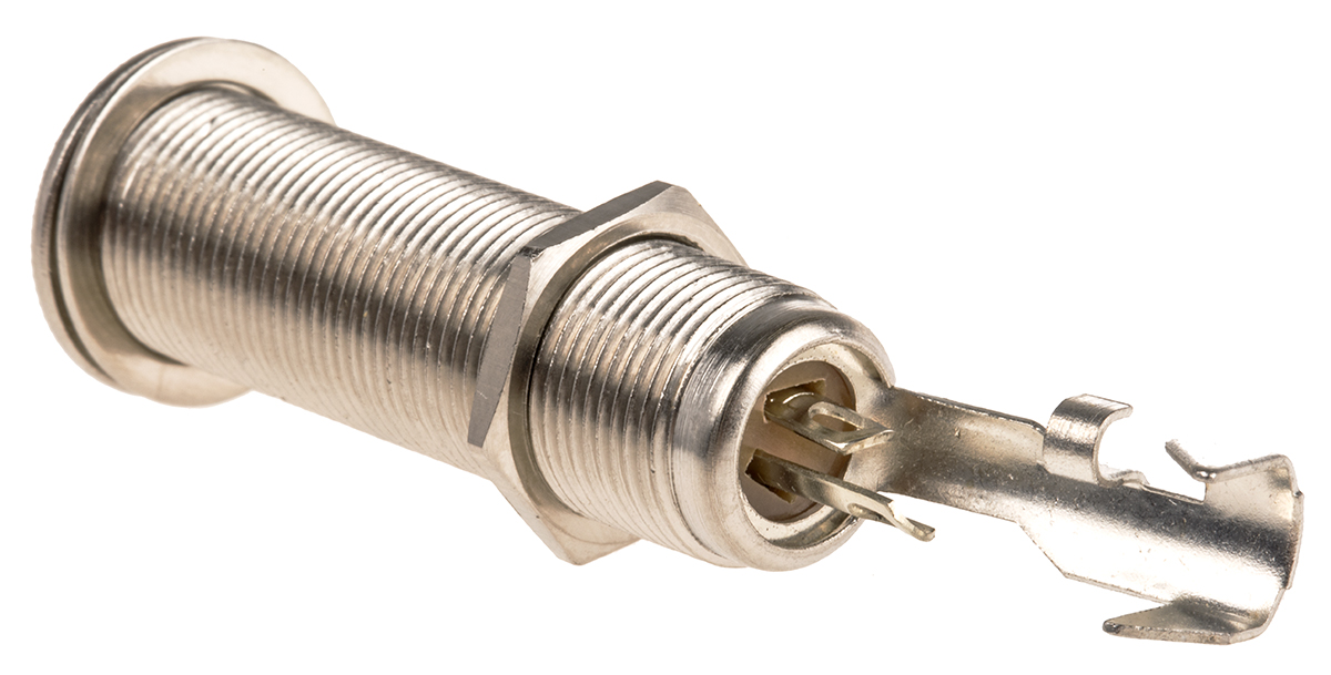 Switchcraft Jack Connector 6.35 mm Panel Mount Female 1 Stereo Solder