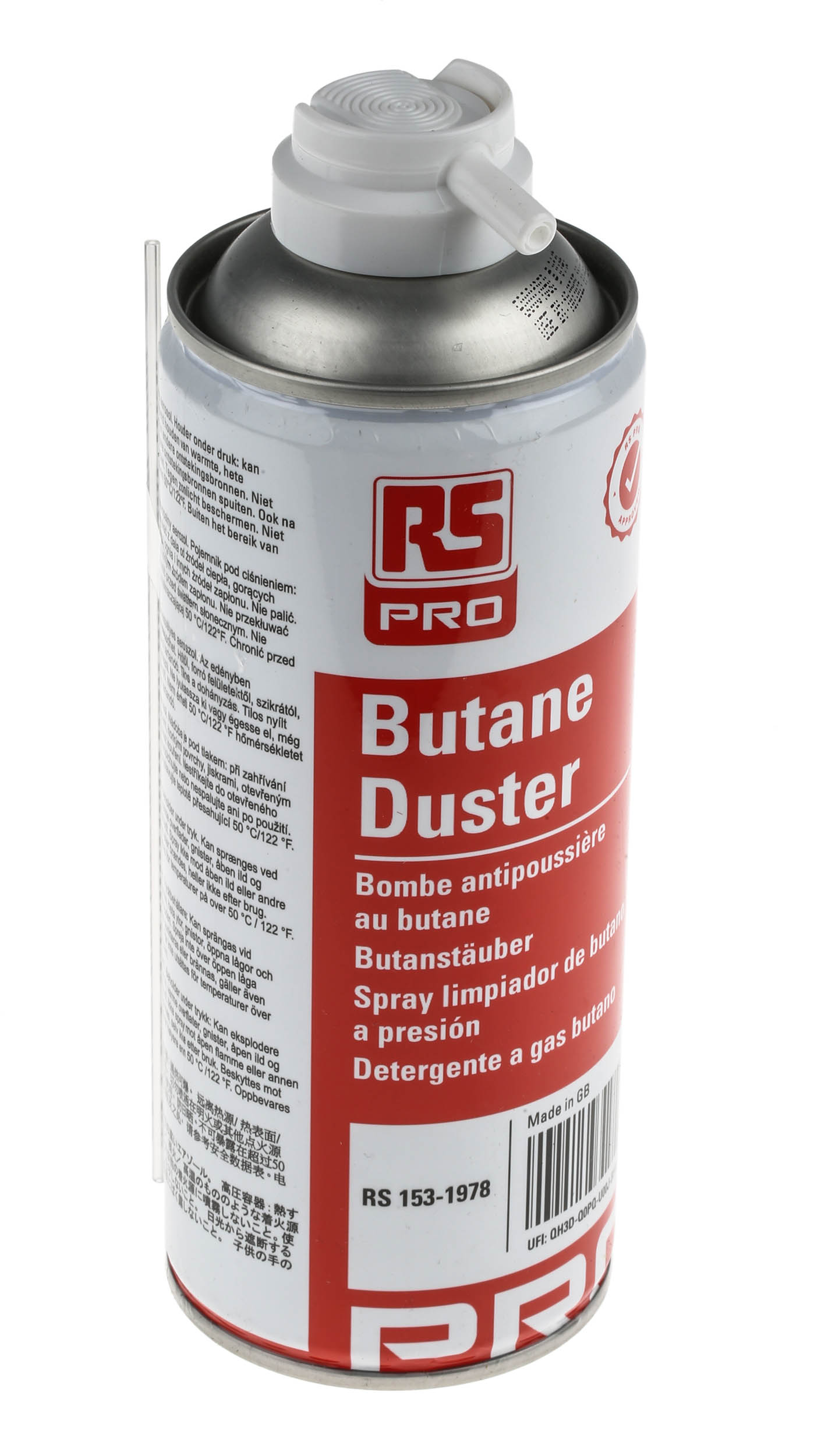 RS PRO Air Dusters Air Duster, 400 ml Flammable