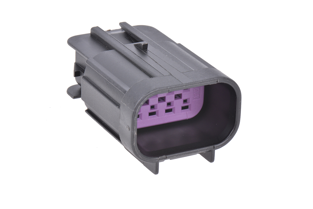 Delphi, GT 150 Automotive Connector Male Black Cable 8 Way Crimp Termination 15326840