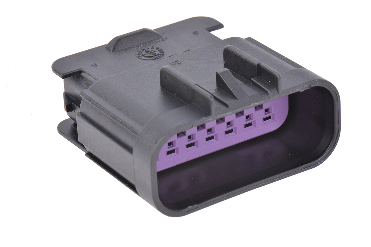Delphi, GT 150 Automotive Connector Male Black Cable 14 Way Crimp Termination 15326861