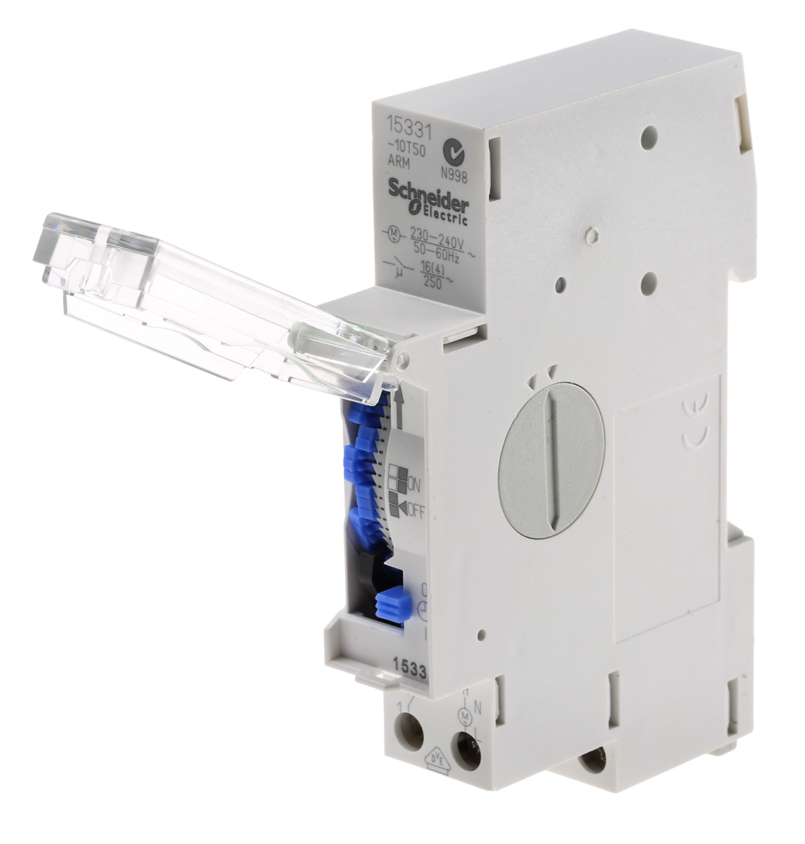 15331 Schneider Electric Analogue Acti9 DIN Rail Time Switch 230V ac