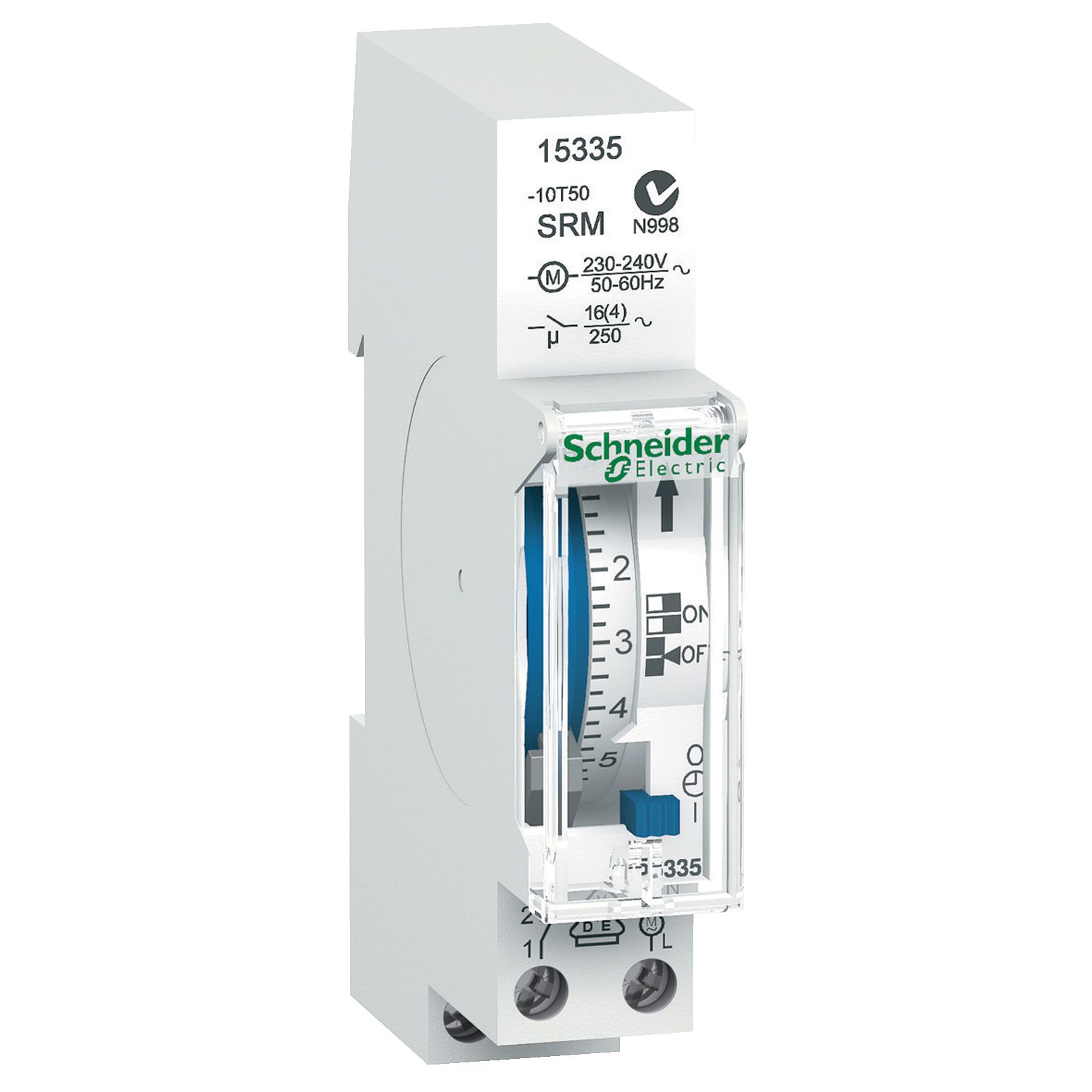 Schneider Electric Analogue Acti9 Time Switch 230V ac