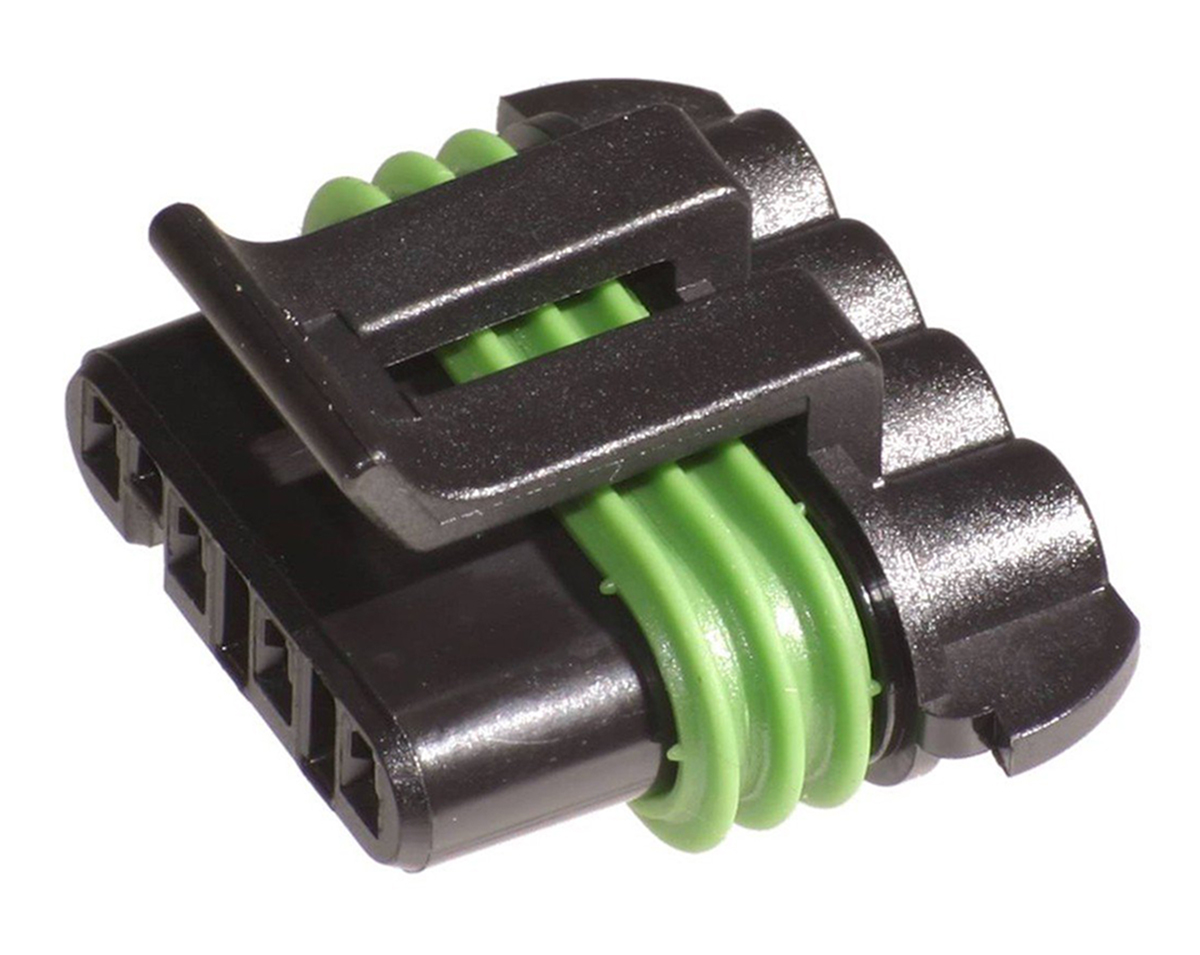 Delphi, Metri-Pack 150 Automotive Connector Female Black Cable 4 Way Crimp Termination 15337220