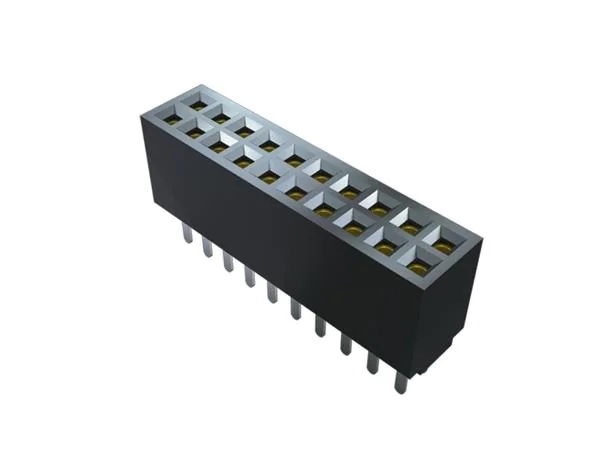 Samtec SFM Series Straight Surface Mount PCB Socket, 10-Contact, 2-Row, 1.27mm Pitch, Solder Termination