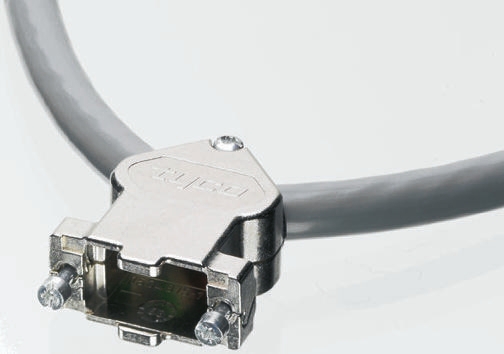 TE Connectivity AMPLIMITE HD-20 Series Steel Angled D-Sub Backshell, 9 Way