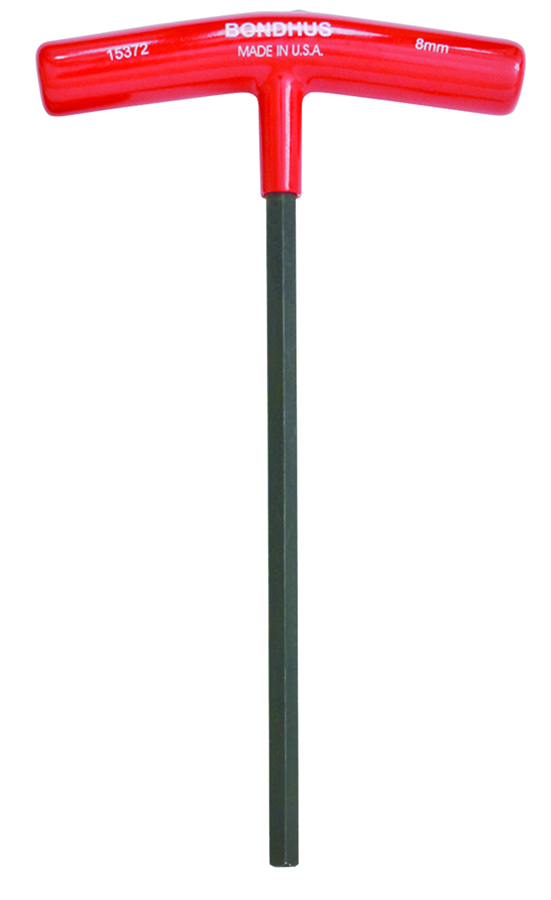Bondhus Curved Metric Hex Key, Hex size 8 mm