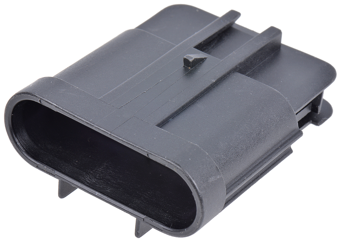 Delphi, GT 150 Automotive Connector Male Black Cable 6 Way Crimp Termination 15397579