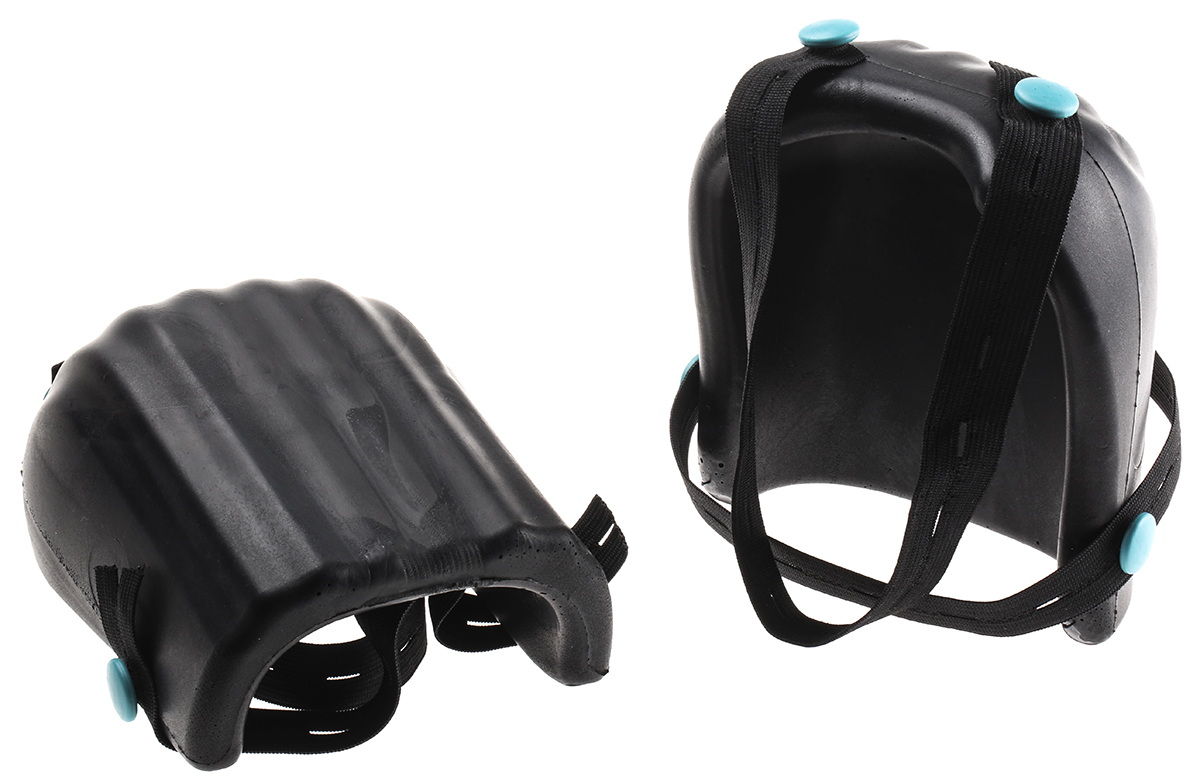 154-813 RS PRO Black Polyurethane Foam Knee Pad, Single adjustment strap Resistant to Water Resistant