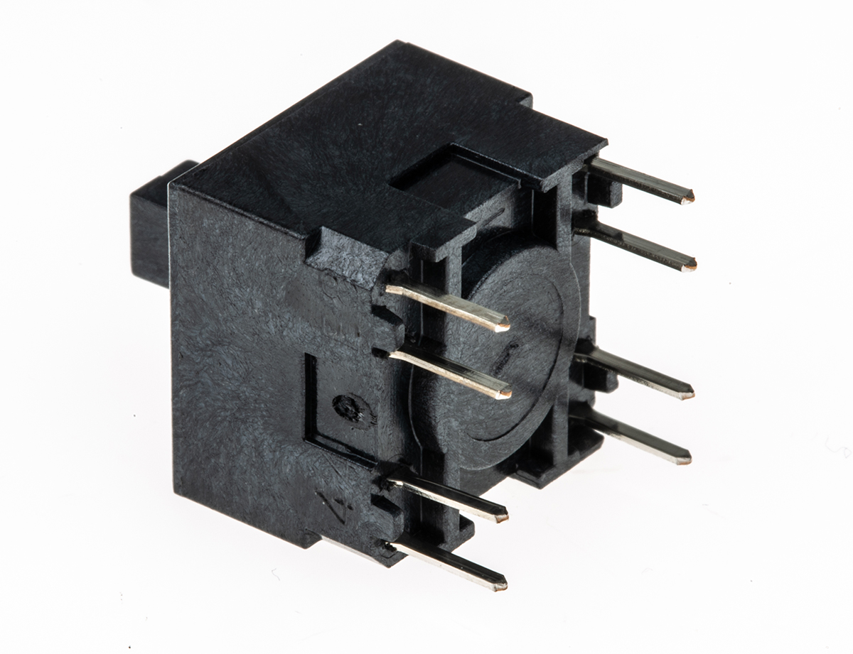 15401 MEC Push Button Switch, PCB Silver, DPDT, IP54
