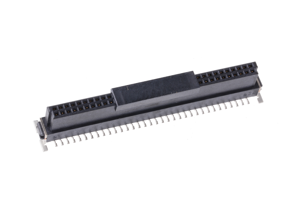 154720-154720-e ERNI SMC Series Straight Surface PCB Socket, 68-Contact, 2 Row, 1.27 mm Pitch Solder
