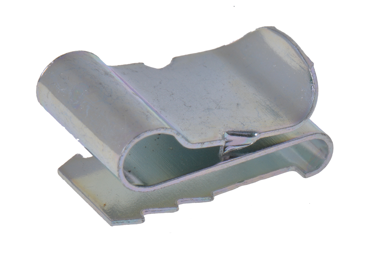 Delphi Carbon Steel, Zinc Right Angle Mounting Clip for use with Automotive Connectors