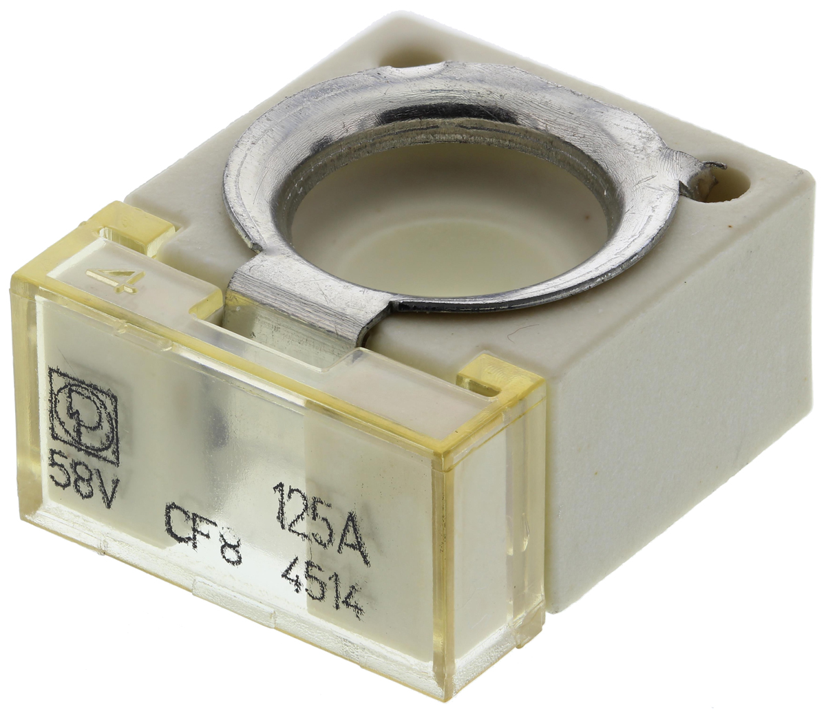 Littelfuse 125A Grey, White Car Fuse, 58V dc Includes Indicator