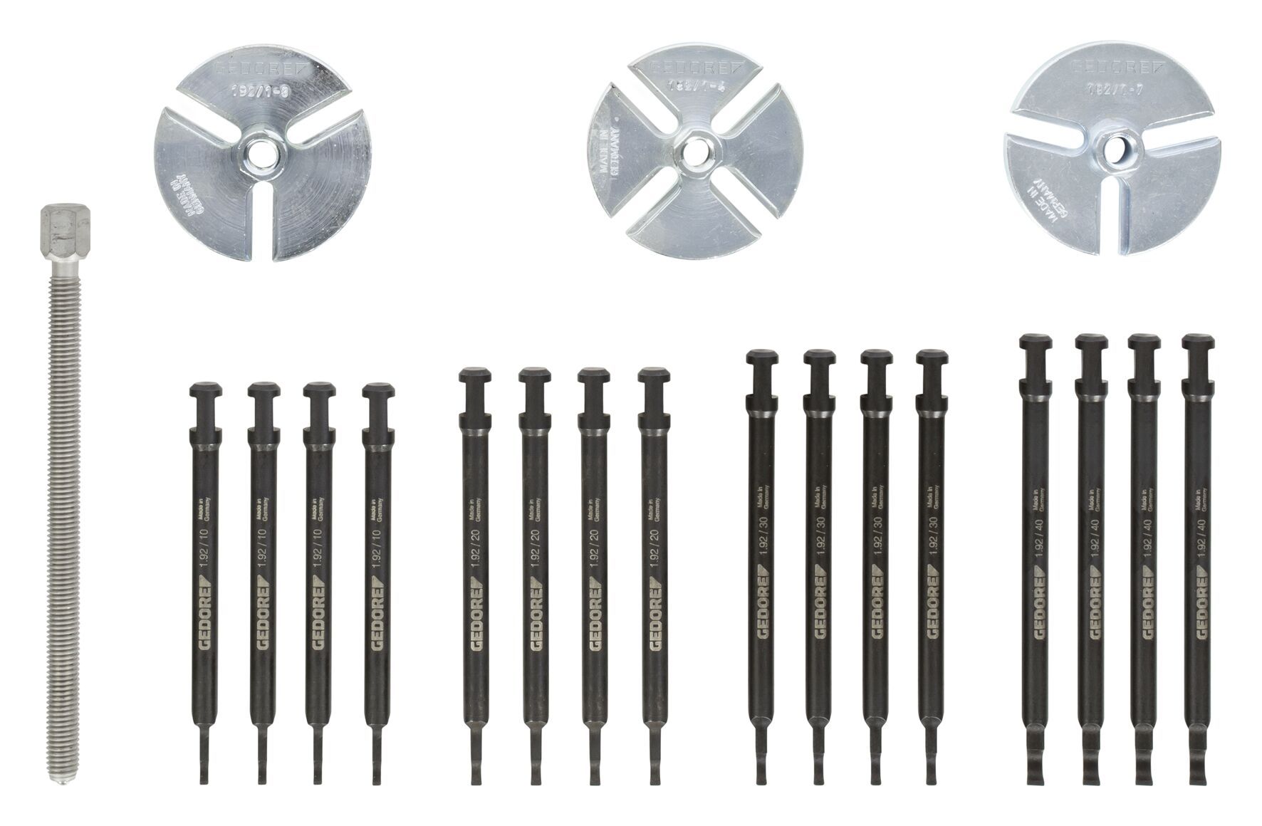 Gedore Mechanical Bearing Puller, 20-Piece