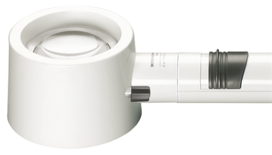 Eschenbach Illuminated Magnifier, 4x x Magnification, 70 mm Diameter