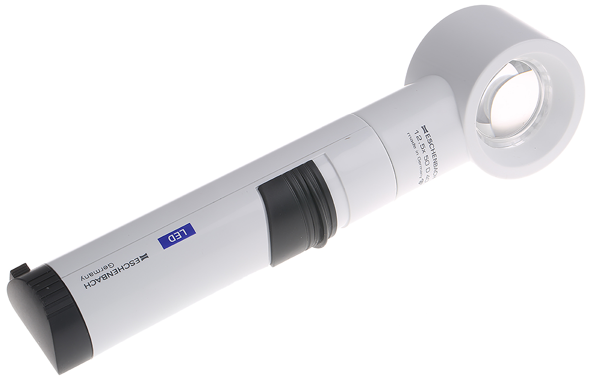 Eschenbach Illuminated Magnifier, 12.5x x Magnification, 35 mm Diameter