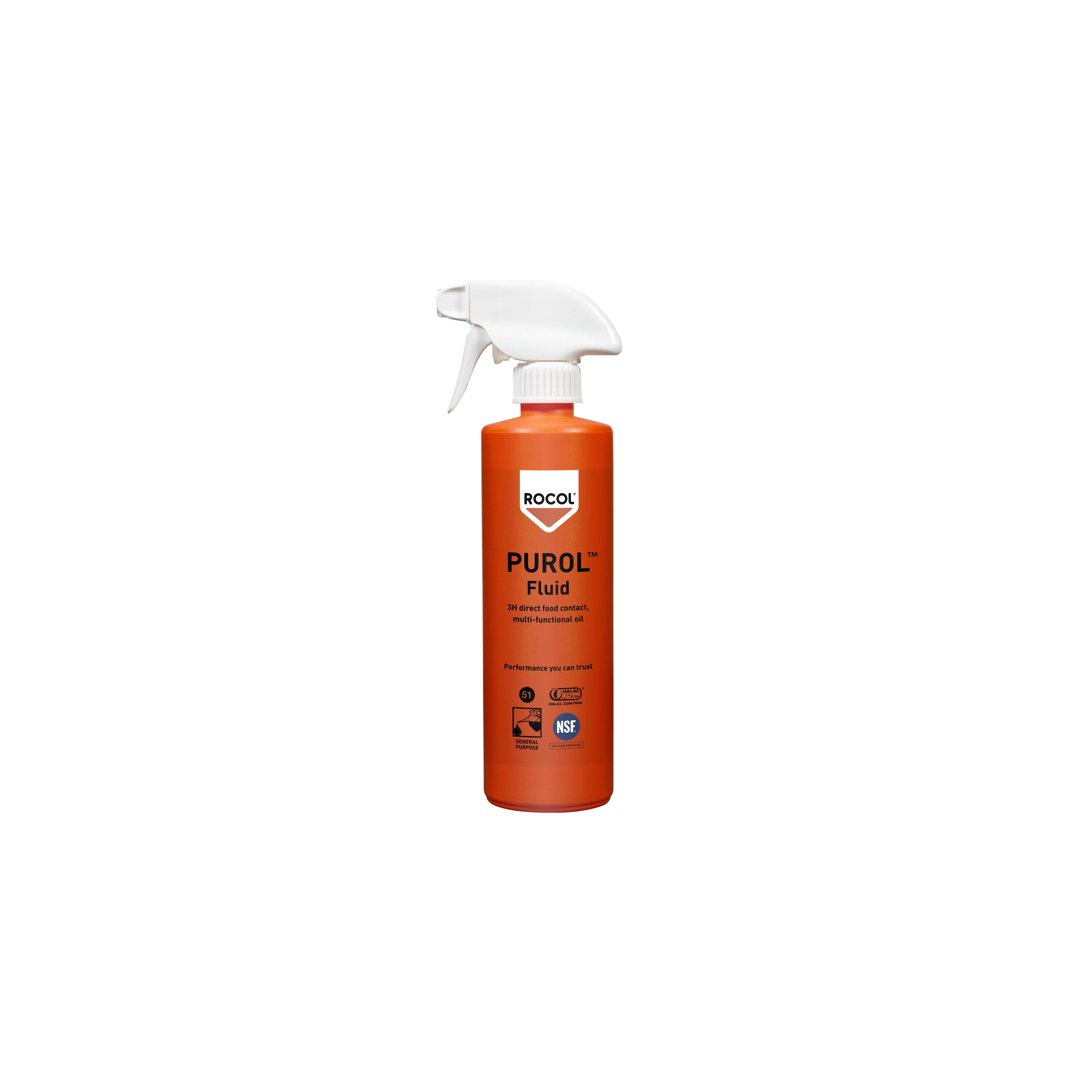 Rocol 500 ml Purol Fluid Oil and Spray Multi-Purpose Oil for Food and Industrial Applications, Pharmaceutical, Clean